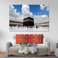 ULTIMATE SIGNATURE FRAME GAMBAR KAABAH PINTU KAABAH KISWAH UNTUK HIASAN DINDING|CANVAS ISLAMIC KALIG