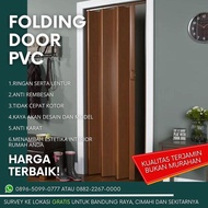 Pintu Lipat PVC, Folding Door PVC Kualitas premium termurah Bandung raya - cimahi