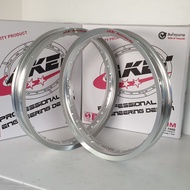 วงล้อ akei สีเงิน 1.85x17 =2 วง เกรดพรีเมี่ยม สีสวย แข็งแรง