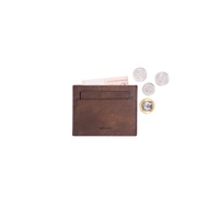 Ed Sleek 2.0: Thin Slim Minimalist Leather Wallet (Brown Crazy Horse Leather)