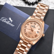 Bellevue Legend Sapphire Swiss Made Watch 36mm | Gold / Rose Gold | Quartz Ronda 515 | Sapphire Glas