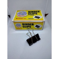 MGK / TM Binder Clip Black Color by Box ( 12 pcs )