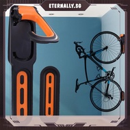 [eternally.sg] Bike Wall Hanger Vertical Bicycle Mount Cycling Wall Rack (Black Orange)