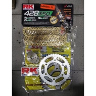 Sprocket set RK 428XSO Y15ZR/FZ150