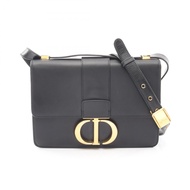 [Used] Dior Montaigne 30 Shoulder Bag, Black Leather, Women's, Used B