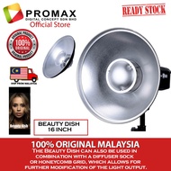 Ship 24 Hrs 16 inch Beauty Dish Reflector Aluminum Alloy Premium Quality 100% Malaysia