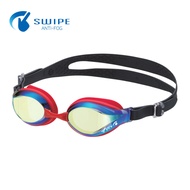 VIEW Junior Swimming Goggles V760JASAM Mirrored Lenses Smoke / Yellow