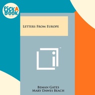 [100% Original Books] - Letters from Europe by Beman Gates (US edition, paperback)