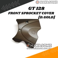 MODENAS GT 128 FRONT SPROCKET COVER L/H [ LEFT ] GT128 COVER DEPAT PUNUTUP KIRI BLACK #READY STOCK