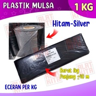 1kg black silver mulch