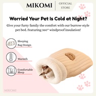 [READY STOCK] Cozy Burrow Pet Bed Cat | AIRCOND room | Beg Tidur kuching Cozy Burrow, washable | 舒适宠