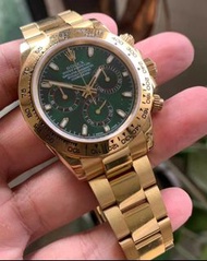 ✨勞力士迪通拿116508綠金迪40mm大表盤
