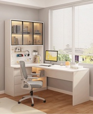 💎 組合書桌  電腦櫃  書枱 洞洞板 書桌 書架 一體桌 轉角書桌  電腦 電腦主機  電腦枱 電腦椅 摺枱 Table w cabinet storage 電腦桌 簡易辦公桌 L shape 轉角