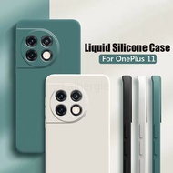 For OnePlus 11 Case ShockProof Luxury Liquid Silicone Soft Cover On For OnePlus11 11R One Plus 11 11R 5G Phone Case Coque Fundas