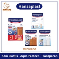 Hansaplast Aqua Protect - Kain Elastis Jumbo - Plester Transparan - Plester Tahan Air - Plester P3K