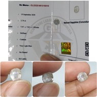 Natural sapphire Ceylon Light blue safir Srilanka 27 ct memo Diskon