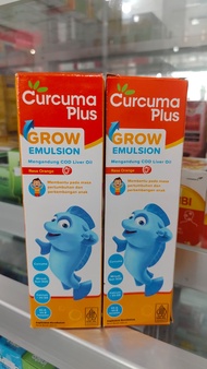Readyy!!! Curcuma Plus Grow Emulsion 200ml - Vitamin Anak Curcuma Plus