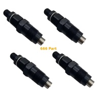 4PCS 23600-69105 093500-5630 093500-5700 Fuel Injector For Toyota Hilux Hiace Land Cruiser 1KZTE 199