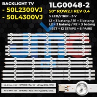 Backlight TV TOSHIBA 50 Inch 50L2300VJ 50L4300VJ 50" ROW2.1 REV 0.4