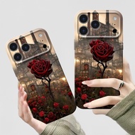 Rose Case iPhone 17 16 iPhone 15 14 13 12 11 Plus Pro Max X XR XS SE 7 6