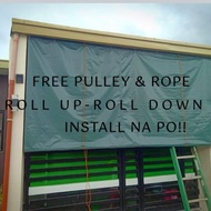 4.5ft x 10ft ROLL UP &amp; DOWN WITH PULLEY AND ROPE TRAPAL LONA TRAPAL