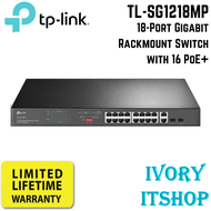 TP Link TL-SG1218MP 18-Port Gigabit Rackmount Switch with 16 PoE+