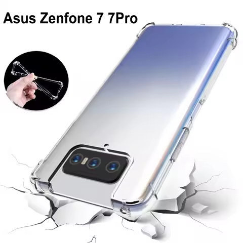 For Asus Zenfone 7 Pro ZS671KS Case Air Cushion Shockproof Airbag Silicone TPU Soft Cover Phone Case