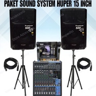 Paket Karaoke Rumahan Speaker Huper 15 INCH Terbaik 