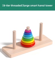 XIAOWANDOU | Educational Tower of Hanoi Puzzle for Children 10 Levels