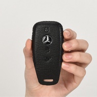 premium-Mercedes Benz Key Case E Class C Class A Class E300L C260L GLC GLB220 - Real Lamb Leather Ke