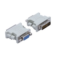 Black DVI24+1 To VGA Connector Computer Graphics Adapter Female DVI-D Male