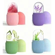 1/2pcs Silicone Ice Massage Tool, Watermelon-Shaped Ice Roller, Silicone Ice Roller, Facial Massage 