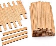 LUOZZY 80 Pcs Miniature Dollhouse Flooring 1: 12 Dollhouse Accessories 3.93X0.59 Inch Mini Wooden Do