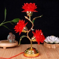 New Style Lotus Lamp Colorful Buddha Lamp for Buddha Lotus Lamp Guanyin Lamp Changming Lamp Househol