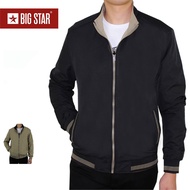 BIG STAR Polyester CJ3473 Dual Sided 2 Way Life Style Jacket Smart Fit (Green)