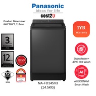[2024] Panasonic V3 SERIES 18KG/16.5KG/14.5KG AI Wash Top Load Washing Machine | NA-FD180V3 NA-FD165