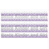 SWAROSKI MOTE SEQUENCE RUBBING MULTIPURPOSE BEADS LOGO GAMIS ABAYA TURKEY SYARI PET CADAR 50 SHEETS