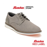 ฺBata บาจา Red Label รองเท้าลำลองชายแบบสวม รองรับน้ำหนักเท้าได้ดี สำหรับผู้ชาย สีเทา 8602005 สีกรมท่า 8609005