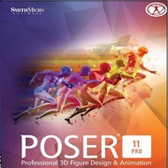 Smith Micro Poser Pro v11.1 x64 Plus Content Software Design & Animation 3D WORK WARRANTY