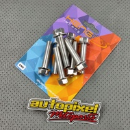 Probolt bolt thread 14 length 4.5cm stainless 2 keys m10x45 heng thailand motorcycle accessories