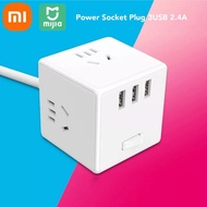 Xiaomi Mijia Original Rubik Power Socket Plug 3USB 2.4A Wired Vers - MJCXB3-02QM