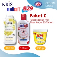 HUT C Package (Immortelle Yellow Blooming Kris 100ml + Medisoft Mosquito Lotion Rosemary100ml + B29 