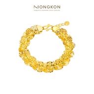 Mongkon Gold ทองคำแท้บริสุทธิ์สูง 96.5% สร้อยข้อมือ Twist Shine 2 บาท