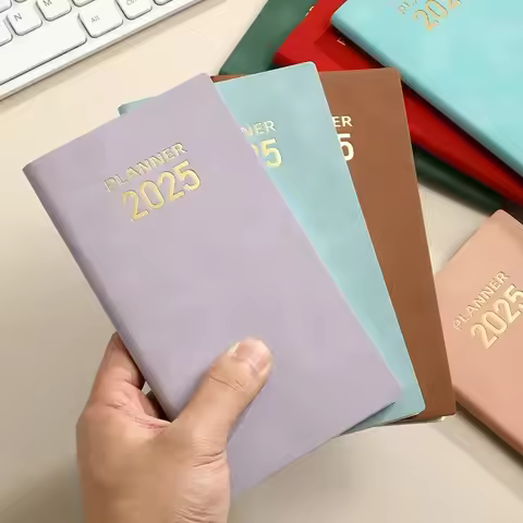 2026 A6 Notebook Notepad Daily Weekly Agenda Planner Notebooks Stationery Office School Supplies