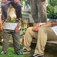 Loh Straight Legs Assorted Colors Work Pants Fat People.​Long Leg Cylinder​Large Size Women Men Wear
