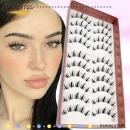EUCALYTUSSG Eyes Lashes, Anime Soft Manga Lashes, Hot Wispy Strip Natural Long Fake Lashes Eye Makeu