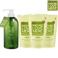 Nature Love Mere Baby Bottle Cleanser 2 liquid containers + 4 refills