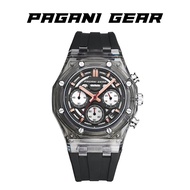 Pagani Gear Jam Tangan Uniseks Unisex Rubber Quartz Watch PG-G2009