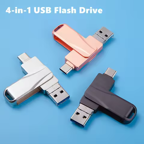 High Speed Usb 3.0 Pen Drive for Phone Pad Metal Pendrive 64G 128G Waterproof TYPE-C Cle Usb Flash D