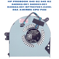 HP PROBOOK 640 G2 645 G2 840662-001 840663-001 840662-001 EF75070S1-C250-S9A 4-WIRES CPU FAN